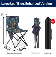 Ensemble table et chaise pliantes pour pique-nique et camping, mobilier d'extérieur portable et pliable en tissu Oxford pour le camping, la randonnée et la pêche