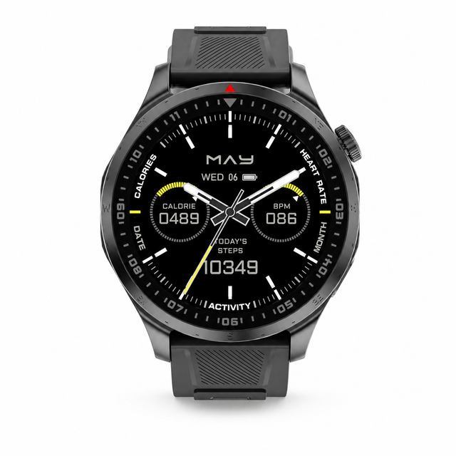GPS Smart Watch F7G 1.43 Inch AMOLED Outdoor Sports BT Call IP68 Waterproof Heart Rate SpO2 Monitor 5-7 Days Battery Men Offline