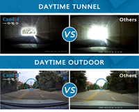 4K Dashcam voor en achter, auto video recorder, GPS, nachtzicht, WDR, spraakbesturing, WiFi, verborgen ontwerp, 18 maanden garantie