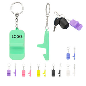 便携式塑料钥匙圈夹手机支架户外和桌面使用懒人直播和戏剧观看欢迎礼物 - Product Image 2