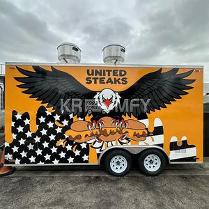 2025 Trailers For <b>Sale</b> By Owner Mini Hot Dog Cart Truck Purchase Food Trailer With Full <b>Kitchen</b> Equipments - Product Image 5