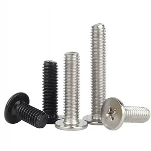 Vis à tête ultra plate de 2 mm, vis à tête cruciforme noires, M3 x 5 mm, M4, M6 - Product Image 2
