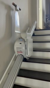 Elevador <span class=keywords><strong>de</strong></span> <span class=keywords><strong>Escaleras</strong></span> Recto Inalámbrico para el Hogar con Control Remoto y Arranque y Parada con un Solo Clic - Product Image 4