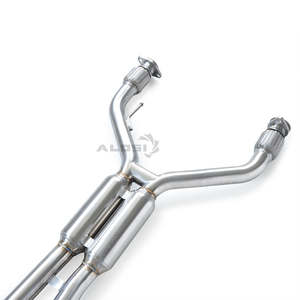 Tuyaux d'échappement sportifs de grand diamètre pour Nissan 370Z 3.7 2009-2018, système d'échappement SS304, silencieux modifié, ondes sonores de <span class=keywords><strong>voiture</strong></span> modifiées - Product Image 6