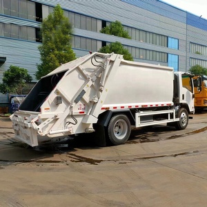 Camion Compattatore di Rifiuti I SUZU ELF 7 CBM Piccolo Camion per la Compressione dei Rifiuti in Vendita - Product Image 4