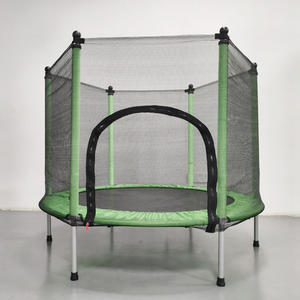 Trampoline pour enfants Zoshine de 55 pouces avec filet de sécurité, barre de maintien et balançoire, trampoline durable pour l'intérieur/l'extérieur pour les tout-petits - Product Image 4