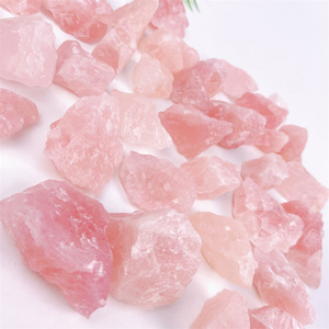 Cristalli Naturali Curativi, Ghiaia di Quarzo Rosa Lucidato, Pietra Grezza per Guarigione Spirituale - Product Image 2