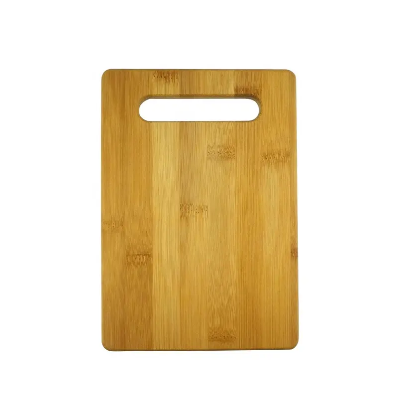 Bamboo Cutting Board Chopping Board 23x16cm with Handle Rectangle Houseware Kitchenware Portable for cutting for Picnic