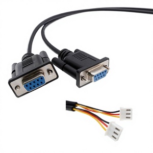 Cable de Alimentación Serial USB RS232 de Latón Impermeable Abierto de 16 GA 9P, Conector de 3 Pines, Extremo de Pluma, Enchufe de CC, Cable de Extensión de 5 m - Product Image 4