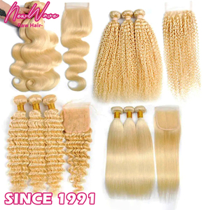 Extension di capelli umani vergini vietnamiti e cambogiani, con cuticole allineate, ondulati e ricci, super double drawn, senza grovigli né perdita di capelli, grado 9A-15A - Product Image 3