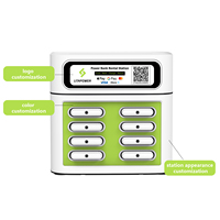 Station de location de batteries externes pour téléphones portables Litapower OEM à 8 emplacements, avec charge rapide 36W, borne de recharge