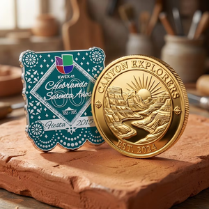 Monedas Conmemorativas de Metal Personalizadas de Alta Calidad, con Grabado de Forma Irregular, Fundición a Presión, Venta al Por Mayor a Precio Económico - Product Image 1