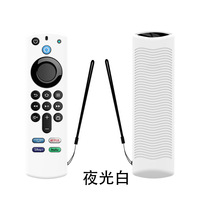 Housse de protection en silicone pour télécommande vocale Alexa (3e génération) et télécommande Fire TV Stick