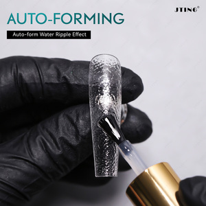 เจลท็อปโค้ท JTING Wave Ripple ไม่ต้องเช็ด 3D Texture Gel polish ปราศจากสาร HEMA/TPO เจลท็อปโค้ทแบบ Auto-Form สำหรับตกแต่งเล็บในร้านทำเล็บ - Product Image 2
