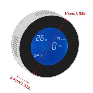 <b>Smart</b> WiFi CO Gas Leak Detector with App Control LED Plastic Blue/Black/White/Pink for Warehouse Use FCC Certified - Product Image 4