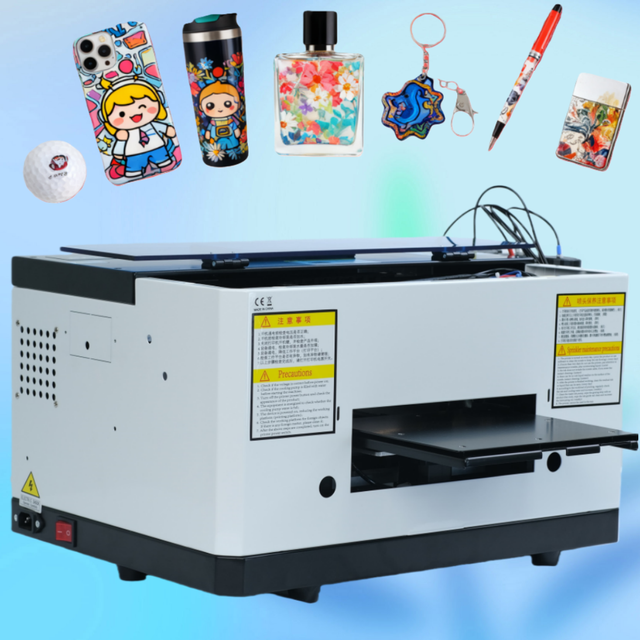 Eizoulyn Small Size A5 UV Inkjet Printer 12*21 cm Flatbed LED Cell Phone Case Printer New L805 Print Head for Leather Plastic