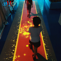 Conjunto de proyector de holograma 3D Software de sistema de proyección de suelo interactivo para juegos de interior Juego inmersivo para exposición de niños