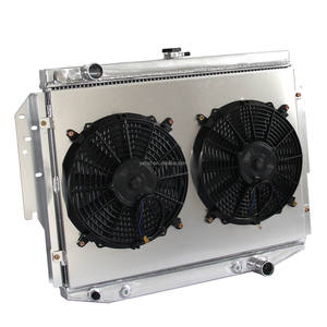 مبرد تبريد كامل من الألومنيوم مع غطاء مروحة لسيارات كرايسلر كوردوبا فيفث أفينيو/دودج أسبن ديبلوم ميرادا/بليموث كارافيل 76-89 - Product Image 6