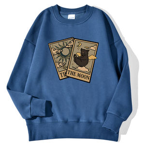 Felpa di Lusso 100% Cotone Streetwear con Logo Personalizzato in Rilievo, Felpa con Cappuccio di Marca per <span class=keywords><strong>Donna</strong></span> - Product Image 3