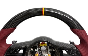 Volante in Fibra di Carbonio Personalizzato per Cayenne Panamera Boxster <span class=keywords><strong>Taycan</strong></span> 911 997.1 991.1 970 987 958 - Product Image 6