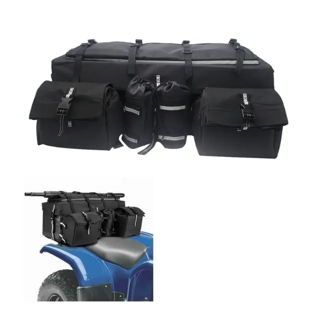 ATV UTV Cargo Bag Rear Rack Gear Bag For Polaris Sportsman 90 500 800 Trail Boss