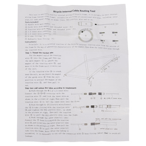 Bicycle Internal Cable Routing Tool <b>Magnetic</b> Wire Threader For <b>Frame</b> Wiring With Aluminum Alloy Carbon Fiber Compatibility - Product Image 1