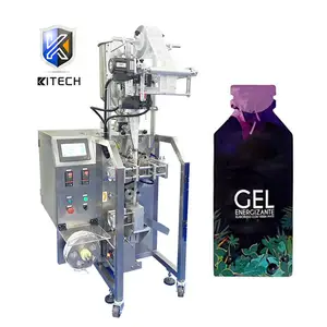 Ce Certified Automatic Vertical Small Liquid Packaging Machine Irregular Shaped Sachet Energy Gel Packing Machine