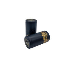 Capsules thermorétractables en PVC et aluminium avec logo personnalisé en relief, 31,5 mm, 30*50 mm, pour la fermeture des bouteilles de vin rouge et de champagne