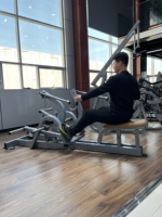 Appareil de musculation professionnel en acier pour la poitrine et le dos, avec système de traction par corde, réglable et sécurisé pour les exercices des épaules