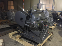 Máquina de troquelado y hendido plana computarizada ML 1200 CE con motor PLC Delta para cartón corrugado/cartón