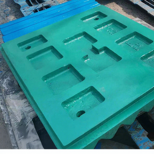 Piastra Fissa per Frantoio a Mascelle in Acciaio ad Alto Contenuto di Manganese, Ricambio Antiusura <span class=keywords><strong>C96</strong></span> per Estrazione Mineraria - Product Image 2