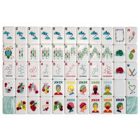 Collection Sweet Dreams : Jeu de tuiles de Mahjong en acrylique américain à 3 couches avec motif médical pour les jeux en intérieur