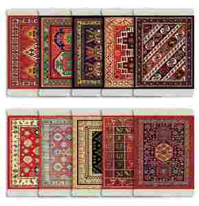 Sous-verres de style tapis oriental, sous-plats et dessous de tasse en gros pour table, style tapis, directement de l'usine - Product Image 3