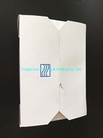 Boîte à nouilles jetable en carton blanc de qualité alimentaire, conteneur d'emballage alimentaire pour pâtes à emporter, vente en gros directe d'usine avec logo personnalisé