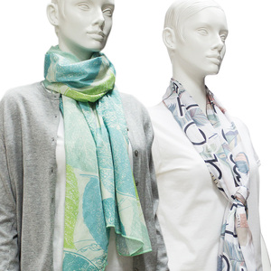 Cálido chal largo de mezcla TC 70x180cm, tejido con estampado por sublimación, bufanda de invierno estilo pashmina para regalo VIP de hotel y viajes - Product Image 2