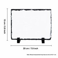 Plaque en ardoise personnalisée par sublimation 20*30cm avec support, plaque en pierre personnalisée pour cadeau de mariage, amour, animal, ange, croix