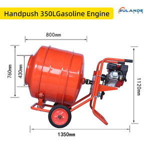 Giá rẻ chuyên nghiệp xách tay 350L điện thoại di động nhỏ xi măng Xăng DIESEL trộn bê tông Giá - Product Image 3