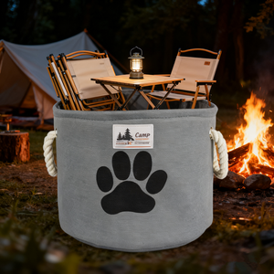 Panier de rangement moderne <span class=keywords><strong>en</strong></span> <span class=keywords><strong>toile</strong></span> pliable blanc ovale-Écologique avec poignée <span class=keywords><strong>en</strong></span> corde de coton, parfait pour le stockage et l'organisation de la maison - Product Image 5