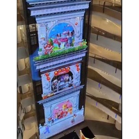 Écran LED d'intérieur transparent P3.9-7.8 pour mur vidéo, idéal pour ascenseurs et magasins de détail – Transparence élevée (55 %) – Vente chaude du fabricant