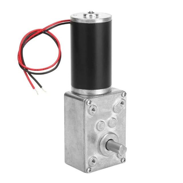 High Torque 12 Volt Worm Gear Motor 5840Z-3650 Transmission Gearbox Reduction Permanent Magnet & Brush Commutation DC Motors