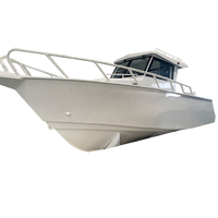 Bateau de pêche de luxe de 9m, cabine centrale en Aluminium, yacht avec promenade à vendre