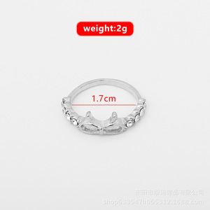 Anillo de Moda con Lazo para Mujer, Aleación con Circonita Cúbica, Joyería de Regalo 2024 - Product Image 6