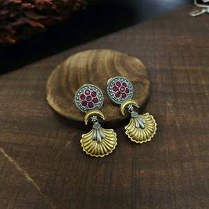 Drop Earring Silver Earrings Light Weight Swat Proof <b>Indian</b> <b>Jewellery</b> Traditional Wholesale Accessory - Product Image 1