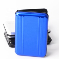 Étui de protection en aluminium pour cartes mémoire SD et Micro SD, étanche, anti-poussière, étui rigide, capacité maximale 8 TF 8 SD
