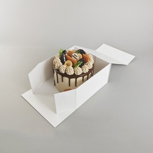 กล่องกระดาษเค้กสีขาวขายดี Sunshine ราคาส่ง กล่องกระดาษแข็งสำหรับบรรจุภัณฑ์เบเกอรี่และเค้ก - Product Image 1