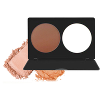 Palette de fard à joues en poudre Contour professionnel Double Blush Palette de maquillage avec logo personnalisé pour les joues et la beauté du visage