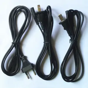 Factory direct sale Japan Japanese plug 2 flat pin Polarized C13 power cord 3g 0.75mm2