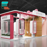 Montage facile Pop-Up Store Stand d'exposition modulaire en aluminium Stand d'exposition de cosmétiques Stand de présentation de conception