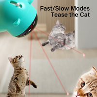 Pointeurs laser modernes de chat de robot électrique matériel en plastique interactif de mouvement rotatif automatique