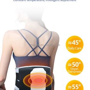 Ceinture de soutien lombaire gonflable à pression d'air avec massage par vibration, décompression, chaleur au graphène et infrarouge lointain - Product Image 5